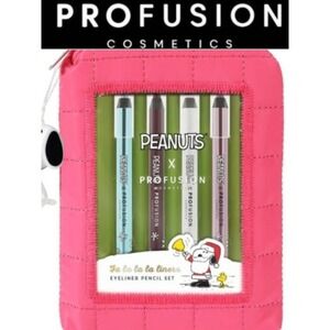 Profusion Cosmetics X Peanuts Fa La La La Liners Eyeliner Pencil Set